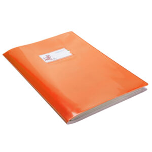 Coprimaxi laccato Colorosa - 21x30cm - PVC - arancio - tasca con alette - Ri.plast