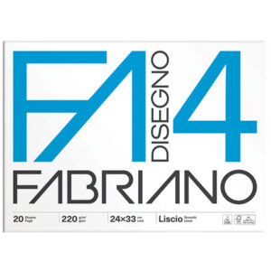Album F4 - 24x33Cm - 220gr - 20 fogli - liscio - Fabriano