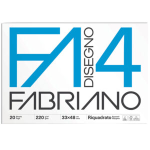 Album F4 - 33x48cm - 220gr - 20 fogli - liscio squadrato - Fabriano