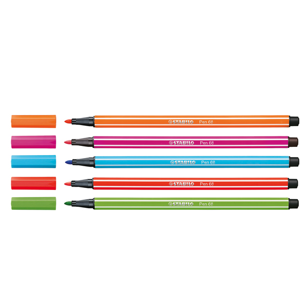 Pennarelli Pen 68 - colori assortiti - Stabilo - scatola in metallo 30 pezzi - Image 2