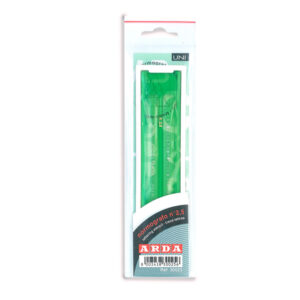 Normografo lettere e cifre Uni - 7mm - verde - Arda