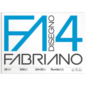 Album F4 - 24x33cm - 200gr - 20 fogli - ruvido - Fabriano