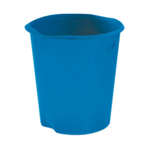 Cestino gettacarte E020 Modula - altezza 32,5 cm - diametro 31 cm - 16,5 L - azzurro - Fellowes