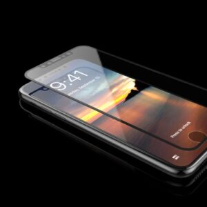 Vetro temperato Van invisibile e anti impronte per iPhone X