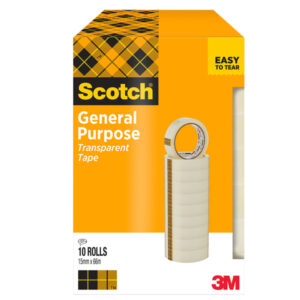 Nastro adesivo 508 - 1,5 cm x 66 m - trasparente - Scotch -  torre 10 rotoli