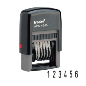 Timbro Printy Eco 4846 Numeratore - 6 cifre - 4 mm - autoinchiostrante - Trodat
