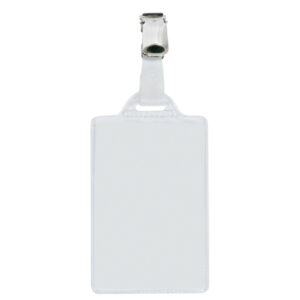 Portanome Pass 1 E - clip in metallo - 5,5 x 8,5 cm - verticale - Sei Rota - conf. 100 pezzi