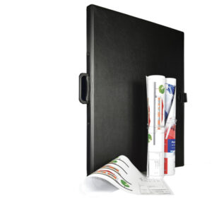 Raccoglitore Sanremo 2000 - 4 anelli tondi 30 mm - dorso 3 cm - 50x70 cm (libro) - nero - Sei Rota