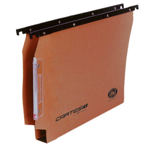 Cartella sospesa Cartesio - armadio - interasse 33 cm - fondo U 30 mm - 32,6x28 cm - arancio - Bertesi