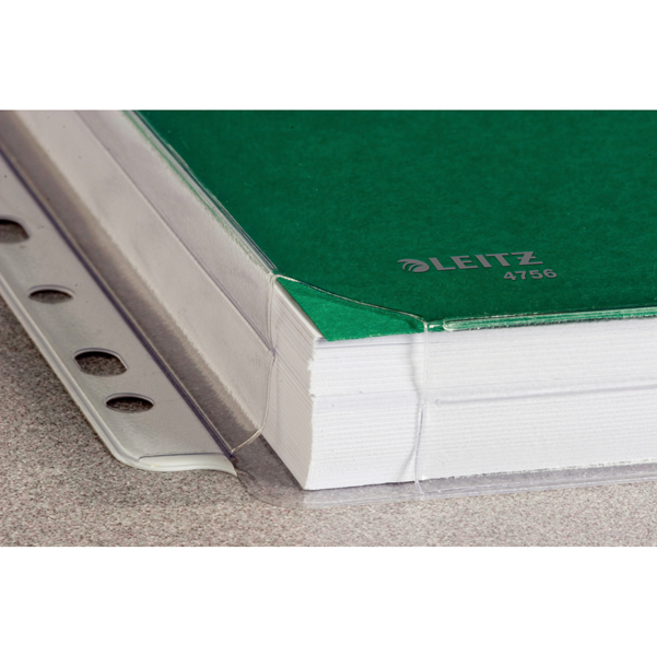 Buste forate con soffietto - 22x30 cm - PVC - trasparente - Leitz - conf. 10 pezzi - Image 2