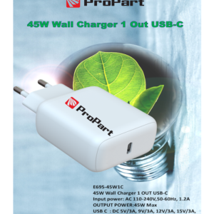 Carica Batterie 45W 1 Output USB-C