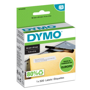 Rotolo 500 etichette LW 113550 - 19x51 mm - multiuso rimovibile - bianco - Dymo