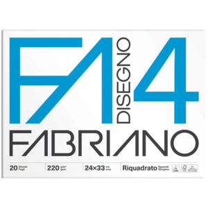 Album F4 - 24x33cm - 220gr - 20 fogli - liscio - squadrato - Fabriano