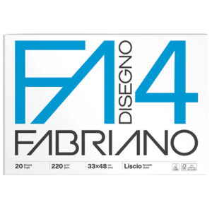 Album F4 - 33x48cm - 220gr - 20 fogli - liscio - Fabriano