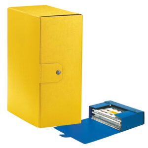 Scatola progetto Eurobox - dorso 15 cm - 25x35 cm - giallo - Esselte