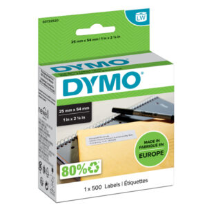 Rotolo 500 etichette LW 113520 - 25x54 mm - per indirizzi - bianco - Dymo