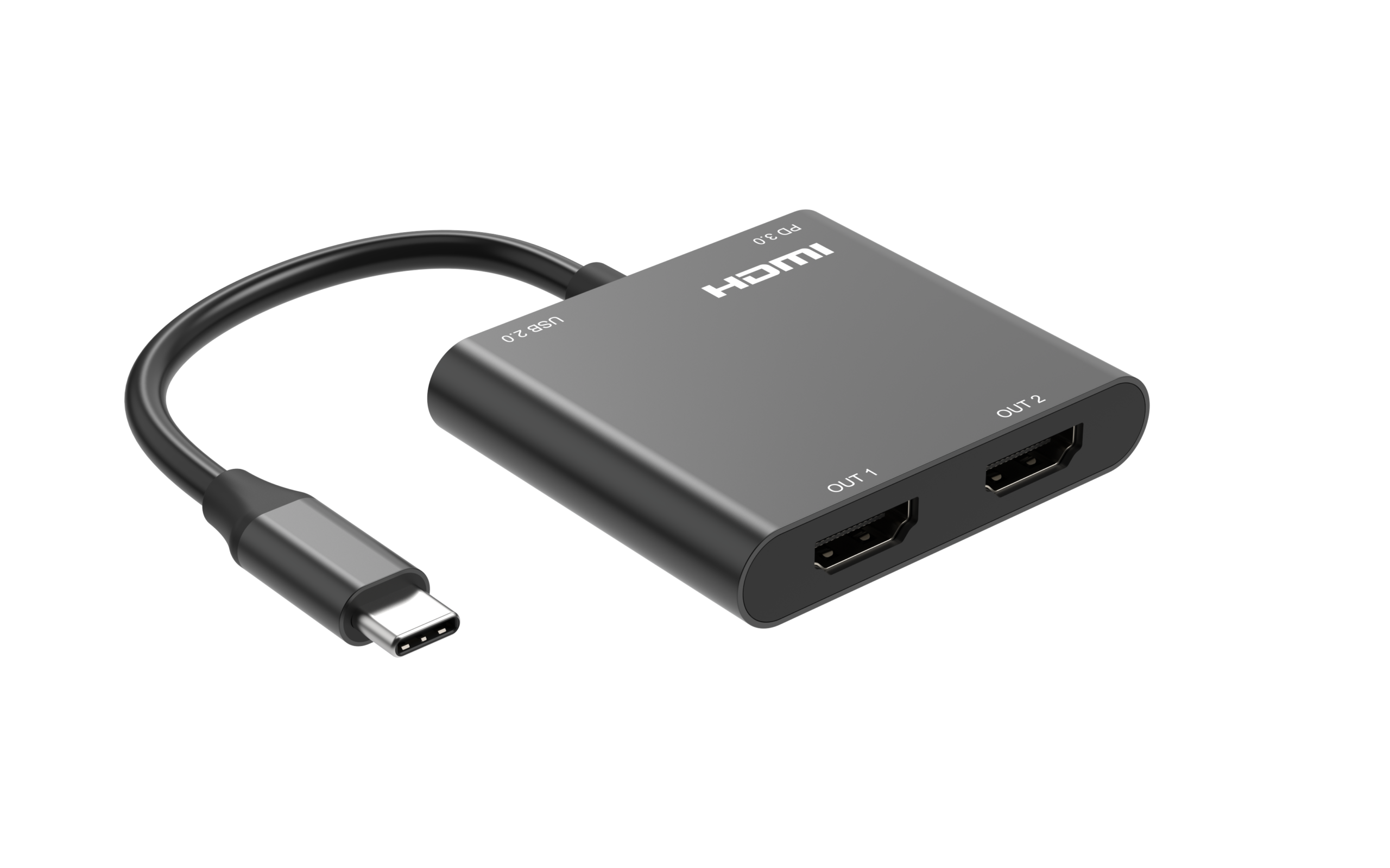 USB-C to HDMI Adapter 4K@30Hz(4:4:4) for single HDMI display