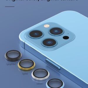 Protezione fotocamera in cristallo iPhone 13P & 13PM Gold