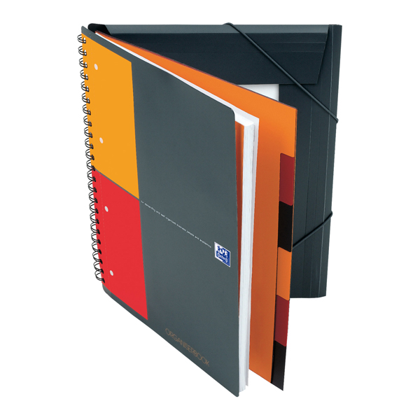 Blocco spiralato Organiser Book - 5mm con margine - 240 x 297mm - 80gr - 80 fogli - Oxford - Image 3