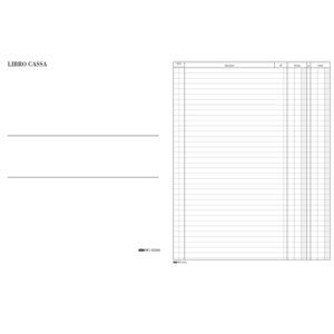 Libro cassa - 31 x 24,5cm - 100 fogli - Edipro