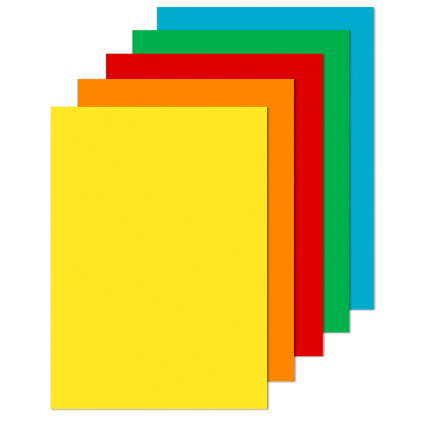Carta Rismaluce Small - A4 - 200 gr - mix 5 colori - Favini - conf. 50 fogli - Image 2