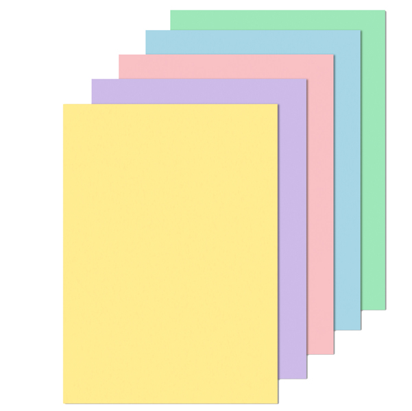 Carta Rismacqua Small - A4 - 90 gr - mix 5 colori - Favini - conf. 100 fogli - Image 2