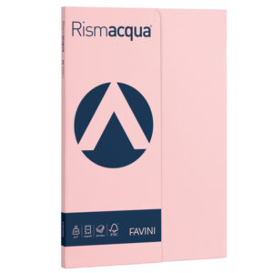 Carta Rismacqua Small - A4 - 200 gr - rosa 10 - Favini - conf. 50 fogli