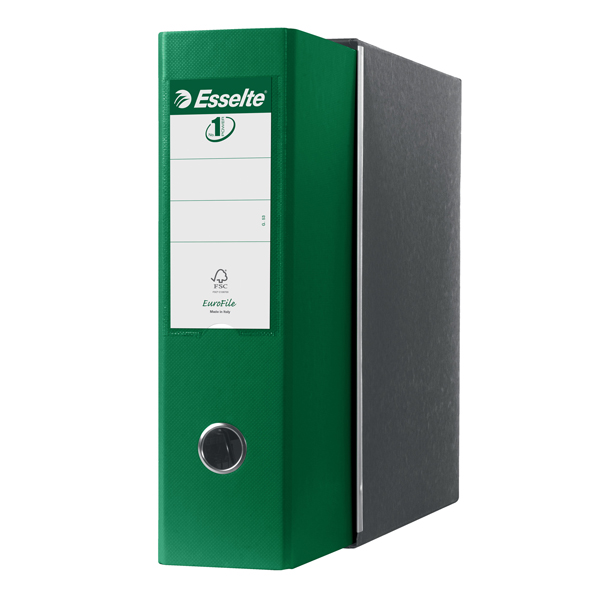 Registratore Eurofile G53 - dorso 8 cm - commerciale 23x30 cm - verde - Esselte - Image 2