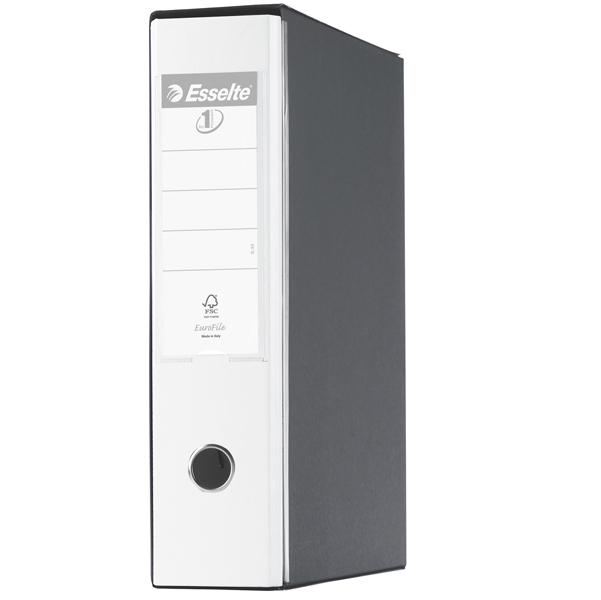 Registratore Eurofile G53 - dorso 8 cm - commerciale 23x30 cm - bianco - Esselte - Image 2