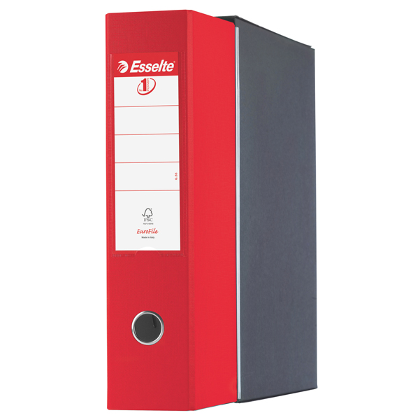 Registratore Eurofile G53 - dorso 8 cm - commerciale 23x30 cm - rosso - Esselte - Image 2