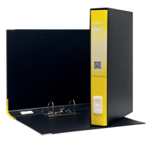 Registratore Dox 5 - dorso 5 cm - protocollo 23x34 cm - giallo - Esselte