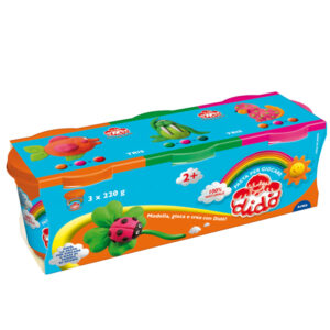 Tris barattoli da 220gr - verde/arancio/magenta - DiDO'