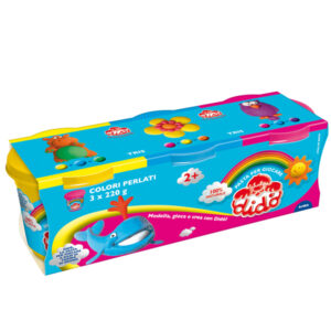 Tris barattoli da 220gr - giallo/magenta/blu - DiDO'