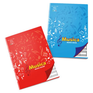 Maxiquaderno Musica - 21x29,7cm - 32 fogli - 100gr - 12 pentagrammi - Pigna