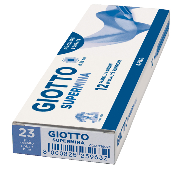 Pastello Supermina - mina 3,8 mm - blu cobalto 23 - Giotto - Image 2