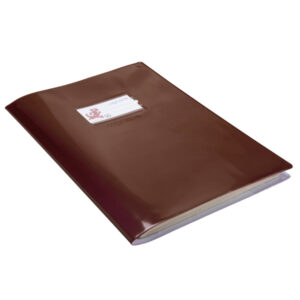 Coprimaxi laccato Colorosa - 21x30cm - PVC - marrone - tasca con alette - Ri.plast