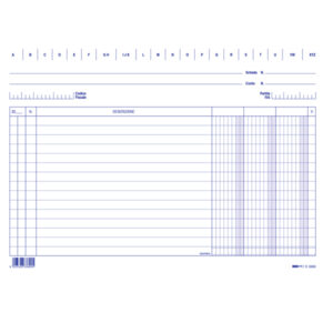 Schede in cartoncino 3 colonne - 17 x 24 cm orizzontale - Edipro - conf. 100 pezzi