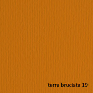 Cartoncino Elle Erre - 50x70cm - 220gr - terra bruciata 119 - Fabriano -  blister 20 fogli