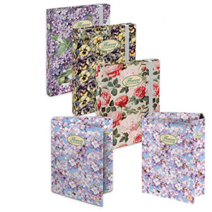 Cartella progetti Nature Flowers - 26x34cm - dorso 3cm - con elastico - Pigna
