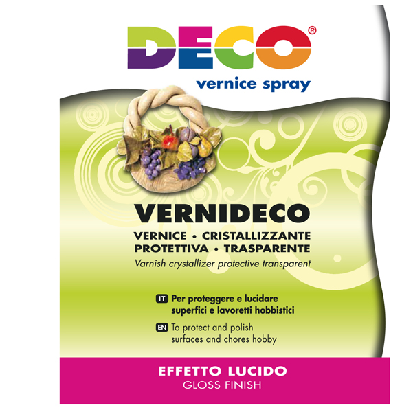 Vernice spray - trasparente - effetto laccato e ceramico - 400ml - DECO - Image 3