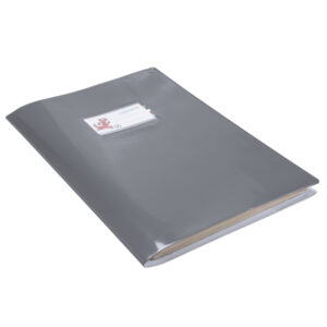 Coprimaxi laccato Colorosa - 21x30cm - PVC - argento - tasca con alette - Ri.plast