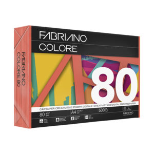 Carta Copy Tinta - A4 - 80 gr - colori  forti arancio - Fabriano - conf. 500 fogli