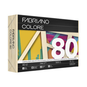 Carta Copy Tinta - A4 - 80 gr - colore tenue onice - Fabriano - conf. 500 fogli