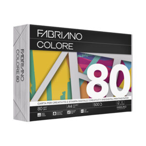 Carta Copy Tinta - A4 - 80 gr - colore tenue grigio - Fabriano - conf. 500 fogli