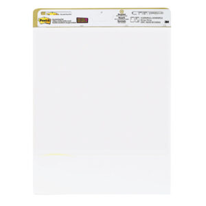 Blocco da parete Super Sticky - 559RP - 63,5 x 77,5 cm - carta riciclata - bianco - 30 fogli - Post it