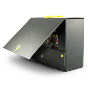 Scatola archivio Big Next - dorso 12 cm - 25x35 cm - nero/giallo - Sei Rota