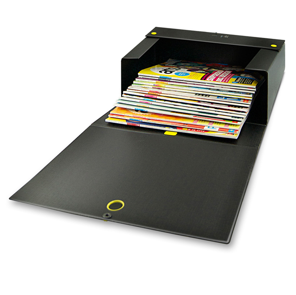 Scatola archivio Big Next - dorso 12 cm - 25x35 cm - nero/rosso - Sei Rota - Image 3