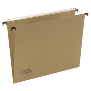 Cartella sospesa Avana - cassetto - interasse 33 cm - fondo V - 31,3x24,5 cm - avana - Bertesi
