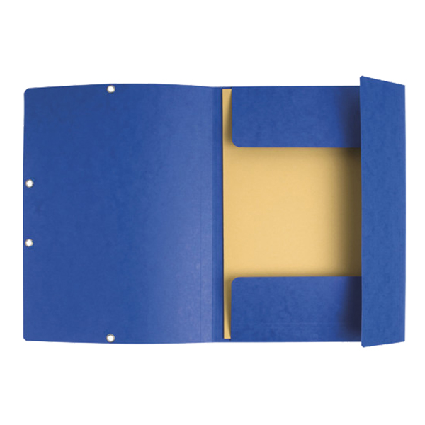 Cartellina con elastico - cartoncino LustrE' - 3 lembi - 24 x 32 cm - colori assortiti - Exacompta - Image 4