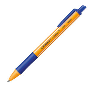 Penna a sfera a scatto Pointball Green  - punta 0,5mm - blu - Stabilo